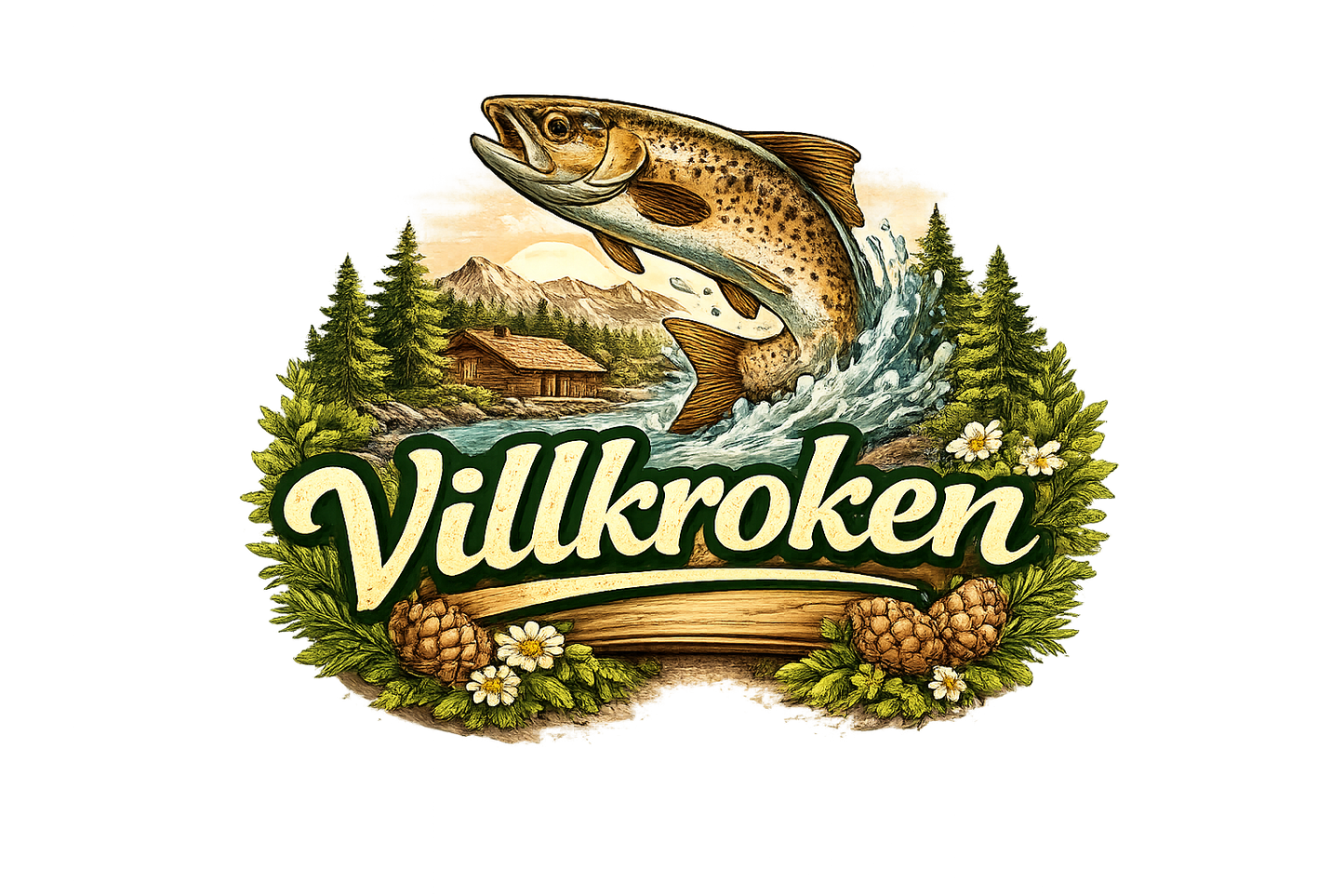 Villkroken gullspinner